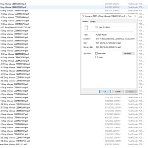 Komatsu Machine 45.9 GB Shop Manual Updated 2023