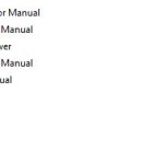 RK Collection Operator Manual, Part Manual