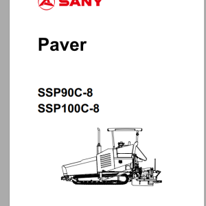 SANY Collection 2.95 GB Operation & Maintenance Manual, Part Manual,Schematic