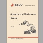 Sany Collection 990 MB Operation Maintenance Manual, Schematic PDF