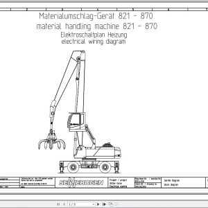 Sennebogen Collection 375 MB Electric Hydraulic Diagram PDF