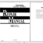 Toyota Forklift 4.34 GB Service Repair Manual PDF