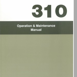 Furukawa 310 Operation and Maintenance Manual 314992-00101
