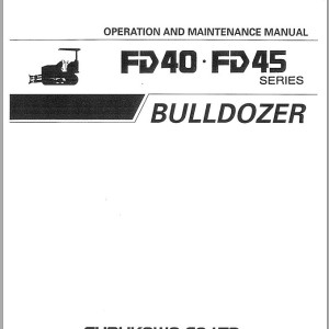 Furukawa FD40 FD45 Series Operation and Maintenance Manual 621992-00001