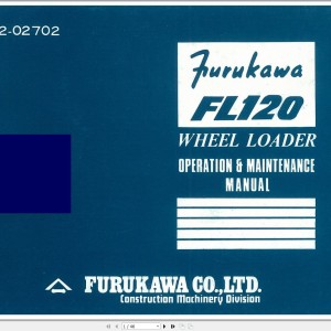 Furukawa FL120 Operation and Maintenance Manual 74092-02702