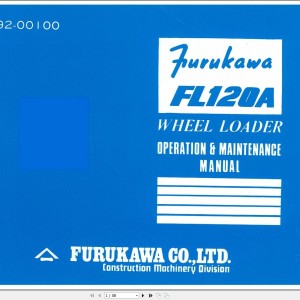 Furukawa FL120A Operation and Maintenance Manual 312992-00100