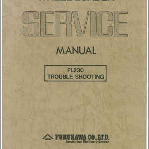 Furukawa FL230 Troubleshooting Service Manual 341993-M1100