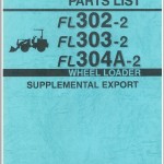 Furukawa FL302-2 FL303-2 FL304A-2 SUPPLEMENTAL EXPORT Parts List 338991-02090