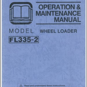 Furukawa FL335-2 Operation and Maintenance Manual 373992-00100