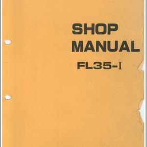 Furukawa FL35-1 Shop Manual 322993-00100