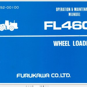 Furukawa FL460 Operation and Maintenance Manual 370992-00100