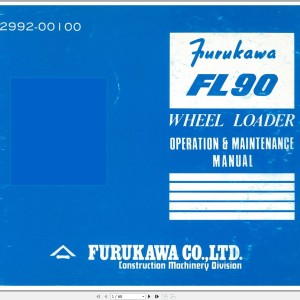 Furukawa FL90 Operation and Maintenance Manual 332992-00100