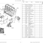 Yanmar 4TNV88-BKMSR2 Engine Parts Manual 50940310
