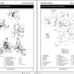 Gehl 1050R R105 Service Manual Electrical and Hydraulic Diagram 50950298A