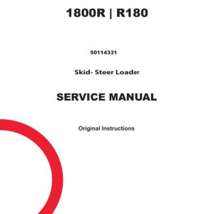 Gehl 1640R R164 1800R R180 Service Manual Electrical and Hydraulic Diagram 50114331