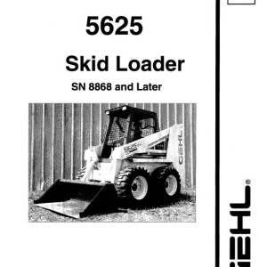 Gehl 5625 Service Manual Electrical and Hydraulic Diagram 907245