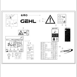 Gehl 680 Parts Manual 918122_2023