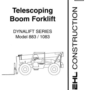 Gehl 883 1083 DYNALIFT SERIES Shop Manual Electrical and Hydraulic Diagram 907330