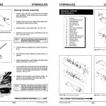 Gehl 883 1083 DYNALIFT SERIES Shop Manual Electrical and Hydraulic Diagram 907330