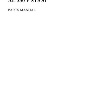 Gehl AL 320 P ST5 S1 AL 330 P ST5 S1 Parts Manual 52799539 EN FR ES