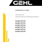 Gehl AL230 320 330 420 430 530 P ST5 S1 Operators Manual 52739832EN-USG1