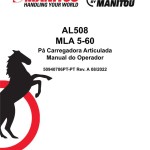 Gehl AL508 Manitou MLA 5-60 Operators Manual and Schematic 50940706A PT