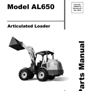 Gehl AL650 Parts Manual 50940374B