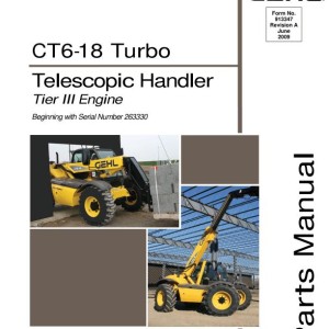 Gehl CT6-18 TURBO TIER III Parts Manual 913347A