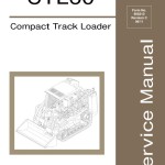Gehl CTL60 Service Manual Electrical and Hydraulic Diagram 908310C
