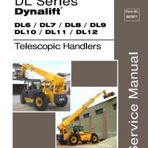 Gehl DL Series Dynalift Service Manual Electrical and Hydraulic Diagram 907871B