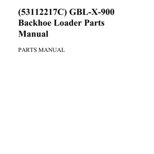 Gehl GBL-X-900 Parts Manual 53112217C_2023
