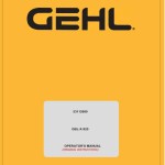 Gehl GBL-X-920 Operators Manual 53112680EN-C