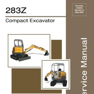 Gehl GE283Z Service Manual Electrical and Hydraulic Diagram 918255A