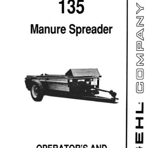 Gehl MS135 Operators Service and Parts Manual 904901