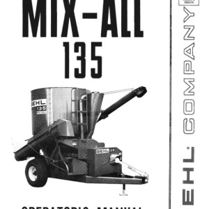 Gehl MX135 Operators Manual 903455