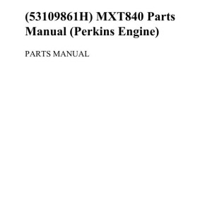 Gehl MXT840 Parts Manual 53109861H_2023