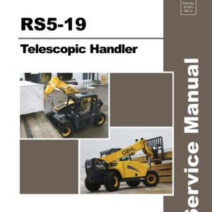 Gehl RS5-19 Service Manual Electrical and Hydraulic Diagram 913301A