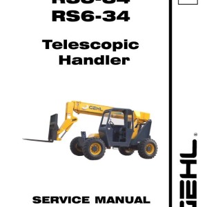 Gehl RS5-34 RS6-34 Service Manual Electrical and Hydraulic Diagram 913241B