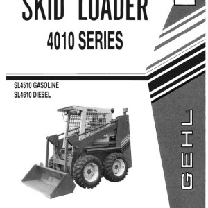 Gehl SL4510 SL4610 Service Manual Electrical and Hydraulic Diagram 903931