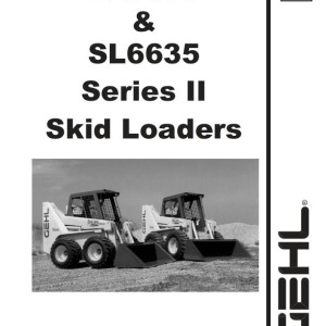 Gehl SL5635 SL6635 SERIES II Operators Manual Electrical and Hydraulic Diagram 907845B