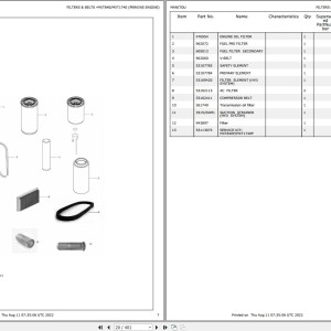 Gehl TX-4017 Parts Manual 53111322C_2022