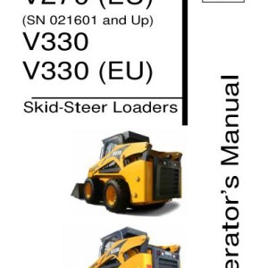 Gehl V330 V270 EU Operators Manual 50950000B