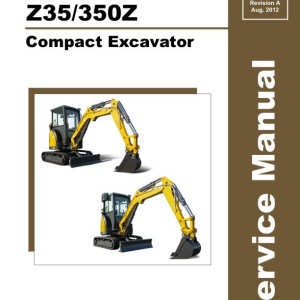 Gehl Z27 270Z Z35 350Z Service Manual Electrical and Hydraulic Diagram 50940109A