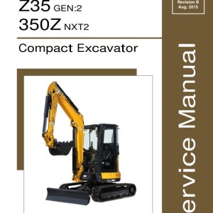 Gehl Z35 Gen2 350Z NXT2 Service Manual Electrical and Hydraulic Diagram 50940137B