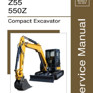 Gehl Z55 550Z Service Manual Electrical and Hydraulic Diagram 50940331A