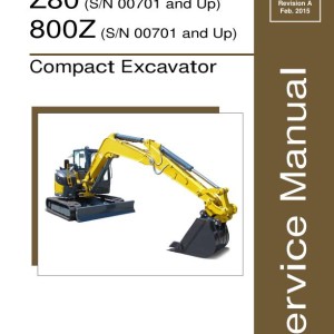 Gehl Z80 800Z Service Manual Electrical and Hydraulic Diagram 50940321A