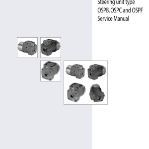 Sauer Danfoss OSPB OSPC OSPF Hydrostatic Steering Service Manual 918357A