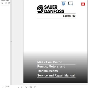Danfoss M25 Service Manual 915182