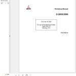 Deutz D2008 D2009 Engine Service Manual 913305
