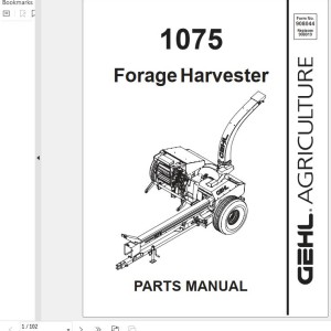 GEHL 1075 Parts Manual 908044A